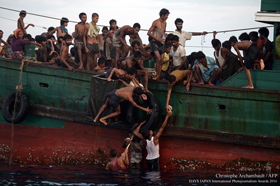 Southeast Asia Migrant Crisis photo by Christophe Archambault / AFP