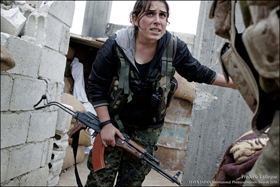 Kurdish Fight for Existence photo by Frederic Lafargue